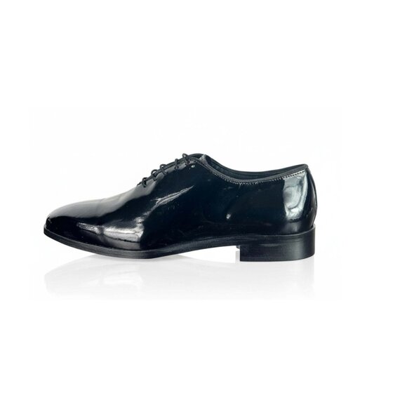 Rico Black Men’s Black Pattern Oxford – Italian Leather Dress Shoes main image 5